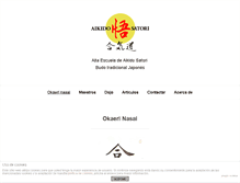 Tablet Screenshot of aikidosatori.com